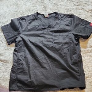 Dickies Black Scrub Shirt